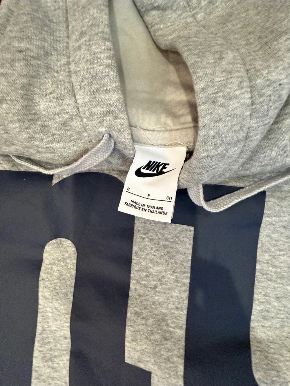 Women’s Nike Gray 'NY' Giants Logo Hooded Sweater Size Small
